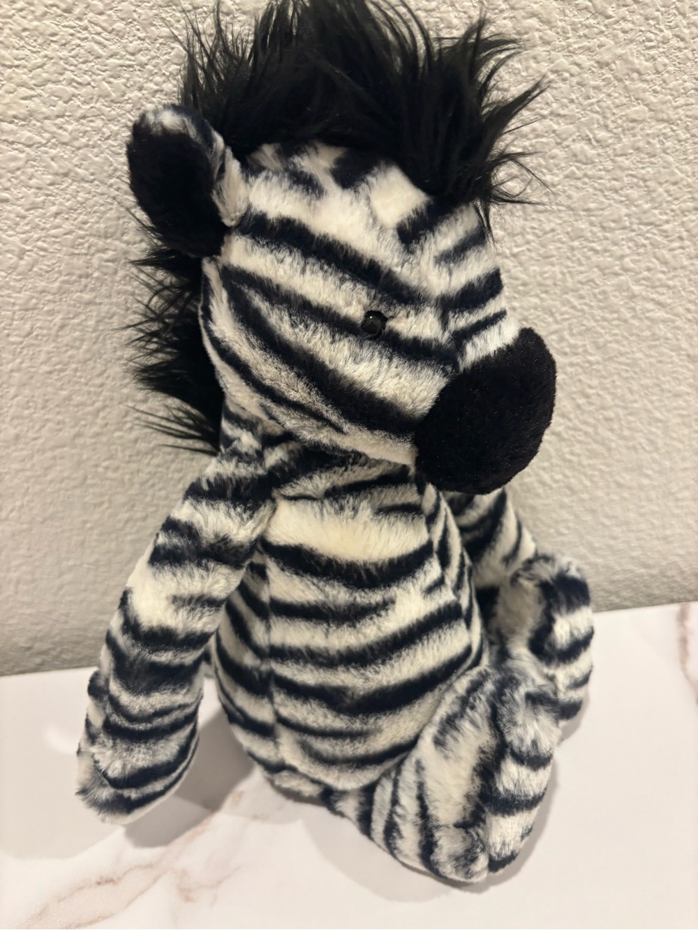 Jellycat Black and White Zebra Plush - Picture 6 of 11